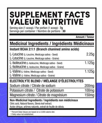 Trume Whole Health All Natural BCAA + Electrolytes - Vegan Post Workout Supplement - Potent Electrolyte Powder - Cherry Blaster - Sugar Free, Gluten Hydration for Muscle Recovery, Stamina - 210g