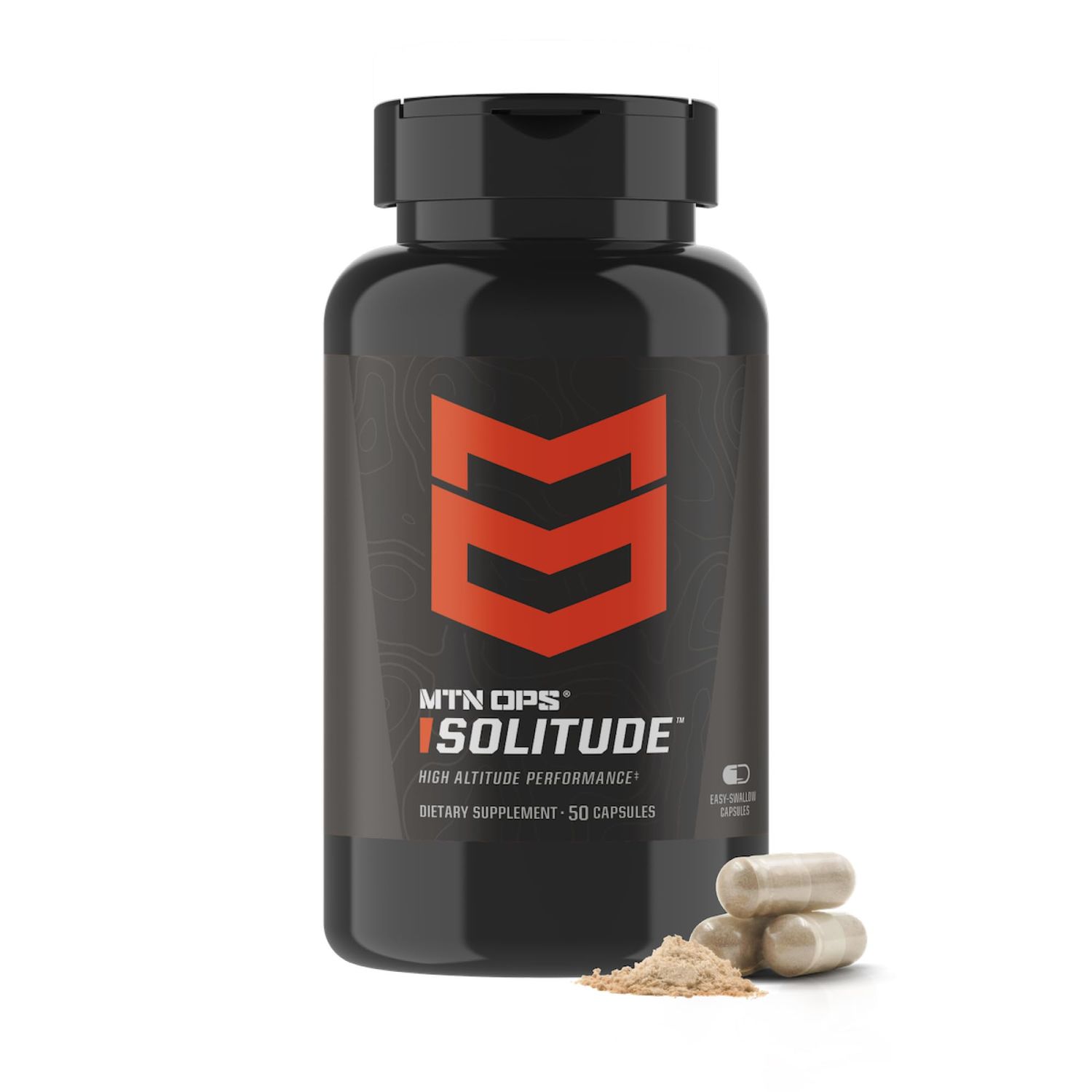 MTN OPS Solitude High-Altitude Performance Supplement (25 Servings), Black, One Size