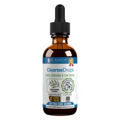 Cleanse Drops - Advanced Kidney &amp; Gallbladder Cleanse Support Supplement - Liquid Delivery for Better Absorption - Chanca Piedra Used in Amazonian Rainforest