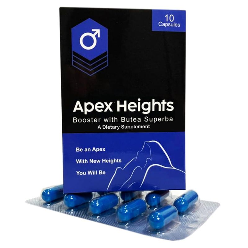 Apex Heights, Energy Supplement, Butea Superba Helps Higher Levels of Vitality - Pack of 10