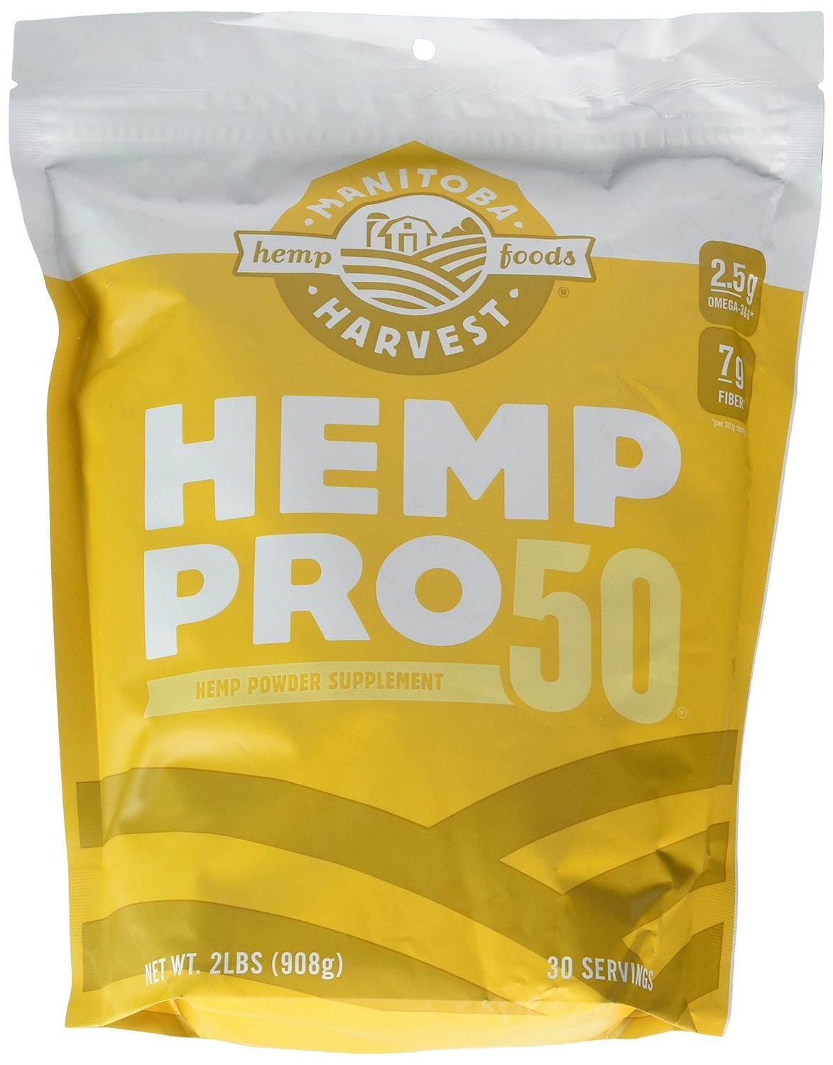 MANITOBA HARVEST Protein Powder-Hemp Pro 50, 32 OZ