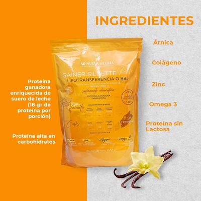 Mi Nueva Silueta Gainer Siluette Pro (Vanilla)