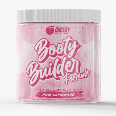 Booty Pump Formula - Pink Lemonade Creatine Blend for Women, BCAAs &amp; Collagen, Muscle Gain &amp; Booty Growth Enhancer, Grit-Free Formula Creatina Para Mujeres Queratina Para Musculos