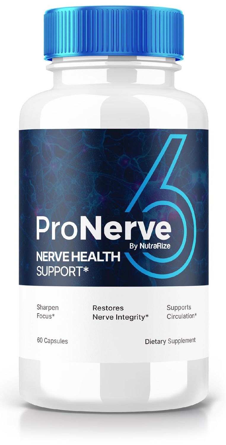 NutraRize ProNerve6 Neuropathy, ProNerve 6 Nerve Support Supplement, Pro Nerve 6 Capsules, ProNerve6 Pastillas Reviews (60 Capsules)