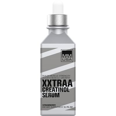 MMUSA XXTRAA Stable Creatine Serum for Bodybuilding &amp; Powerlifting. Boosts Muscle Mass, Strength, Energy, &amp; Endurance. Speeds Recovery, Reduces Lactic Acid. with Joint Support. Strawberry, 5.1 Fl Oz