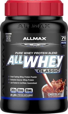 ALLMAX Nutrition AllWhey Classic 100 Whey Protein Chocolate 2 lbs 907 g