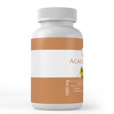 PURE ORIGINAL INGREDIENTS Acacia Fiber, (100 Capsules) Pure, No Additives Or Fillers, Lab Verified