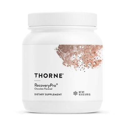THORNE RecoveryPro - Whey Protein Muscle Recovery Supplement - Support Nutrition, Workout Performance &amp; Sleep - NSF Certified for Sport - 12 Servings - 16.7 Oz