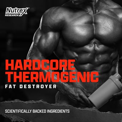 Nutrex Research Lipo-6 Hardcore Supplement, Supports Metabolism &amp; Energy, Dietary Capsules - 60 Count