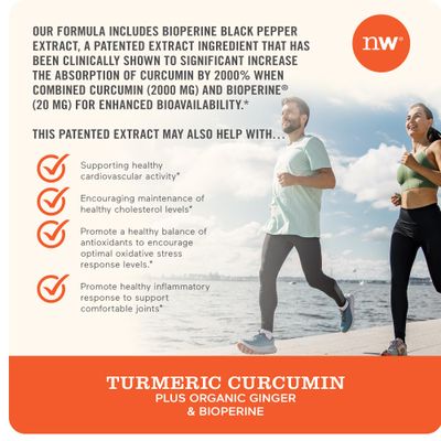 NatureWise Curcumin Turmeric 2250mg | 95% Curcuminoids &amp; BioPerine Black Pepper Extract | Advanced Absorption for Joint Support [2 Month Supply - 180 Count]
