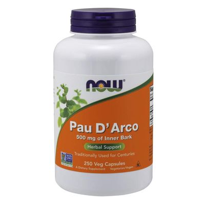 Now Foods PAU D&#39; Arco, 500 mg, 250 Veg Capsules