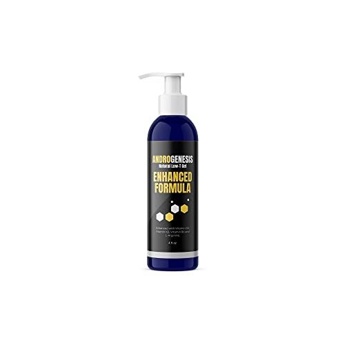 ANDROGENESIS Enhanced Formula - Low T Support Gel - T Booster for Men - Muscle Recovery, Energy Booster, Healthy Aging - Now with Vitamins D3, K2, B6 and L-Arginine