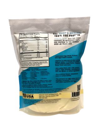 Healthy 'N Fit 100% Egg Protein- Vanilla Ice Cream (2lb): 100% Egg White Protein Plus Natural Peptides. Pure, All Naturally Sweetened Protein