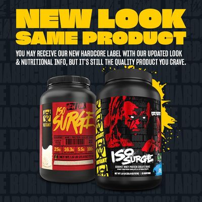 Mutant ISO Surge Whey Protein Isolate Powder Acts Fast to Help Recover, Build Muscle, Bulk and Strength, 5 lb - Triple Chocolate