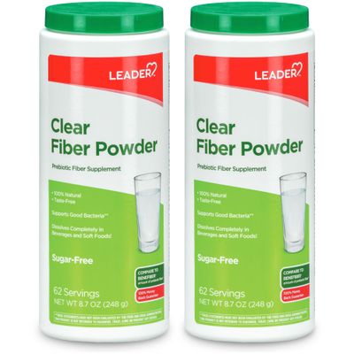 Prebiotic Fiber Supplement Powder for Digestive Health (Pack of 2)