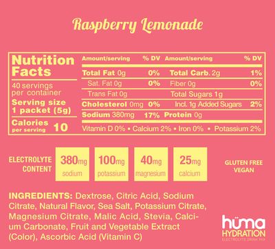 HUMA CHIA Hydration Drink Mix, Variety 15 Packets - Low Calorie, High Electrolyte Powder for Sports & Exercise - 100% Natural, 1g Sugar, 10 Cal