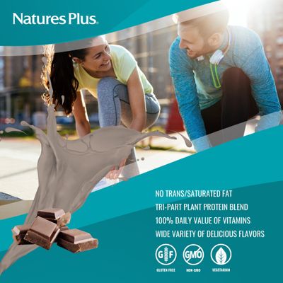 Natures Simply Natural SPIRU-TEIN Shake - Unsweetened Chocolate - 0.82 lb Protein Powder- Meal Replacement - Natural Energy - Supports Diabetic Lifestyle - Vegetarian, 16 Servings