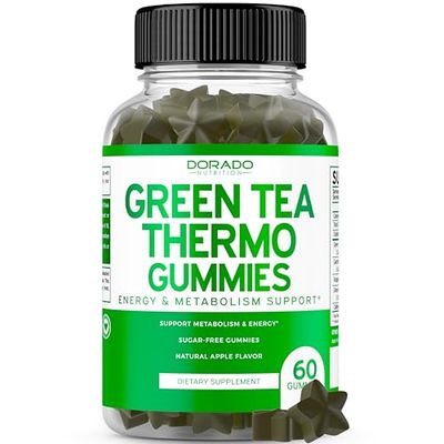 Green Tea Fat Burner Weight Loss Gummies (60 Count) Fat Burner Women - Appetite Suppressant for Weight Loss Women - Belly Fat Burner for Men - Weight Loss Supplement - Weight Loss Products - USA Made