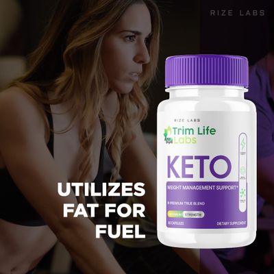 rize labs - - Trim Life Labs Keto Capsules - Weight Loss Pills - Support Maximum Strength Formula, Keto+ACV Supplement (180 Capsules)