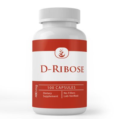 PURE ORIGINAL INGREDIENTS D-Ribose, (100 Capsules) Always Pure, No Additives Or Fillers, Lab Verified