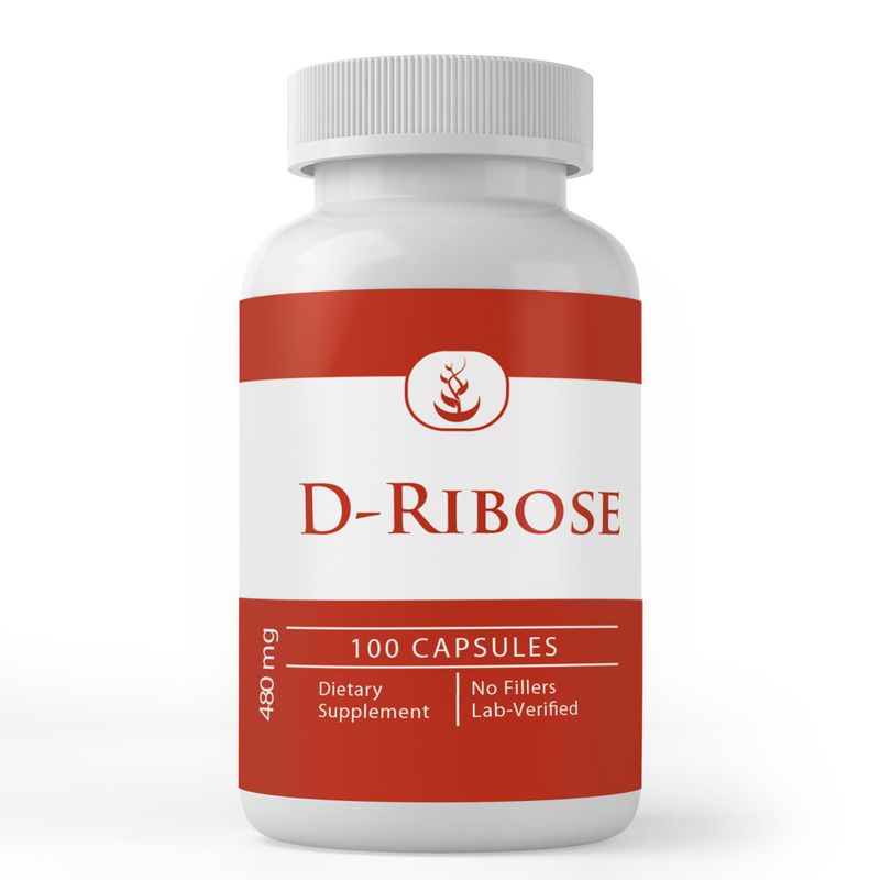 PURE ORIGINAL INGREDIENTS D-Ribose, (100 Capsules) Always Pure, No Additives Or Fillers, Lab Verified