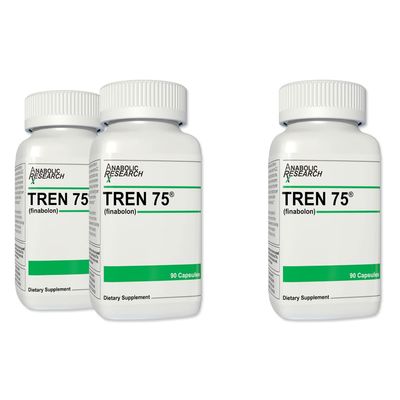 Anabolic Research Tren 75 - (Testosterone Enhancement) - Muscle Hardening &amp; Power - 3 Month Supply