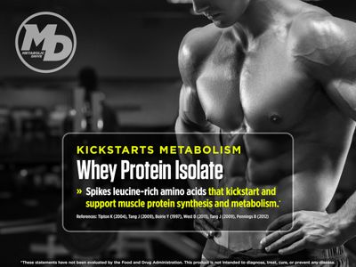 Biotest Metabolic Drive Functional Protein - Whey Isolate/Micellar Casein Blend - Lab-Tested (2lb, Chocolate)