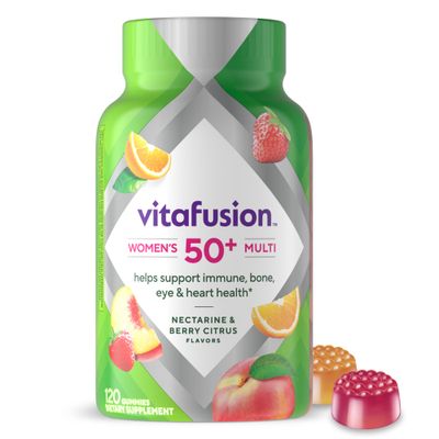 Vitafusion Women&#39;s 50+ Daily Multivitamin, Gummy Vitamins, 120 Ct