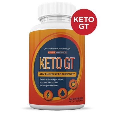 Keto GT Keto Pills 1275MG New &amp; Improved Formula Contains Apple Cider Vinegar Extra Virgin Olive Oil Powder Green Tea Leaf 60 Capsules