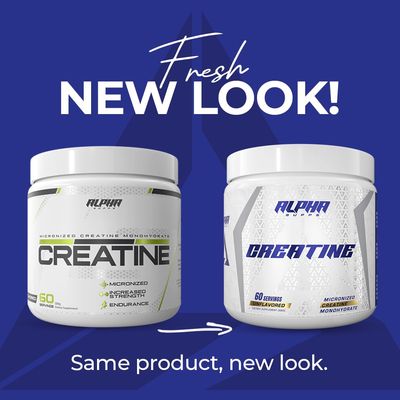 Alpha Supps Micronized Creatine Monohydrate Powder - 5g (5 Grams) Per Serving, Unflavored - Helps Support Optimum Muscle Gain, Suitable for Men & Women, 300 gm - 60 Servings