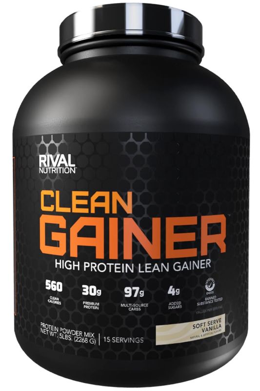 Rival Nutrition Clean Gainer Soft Serve Vanilla 5lbs