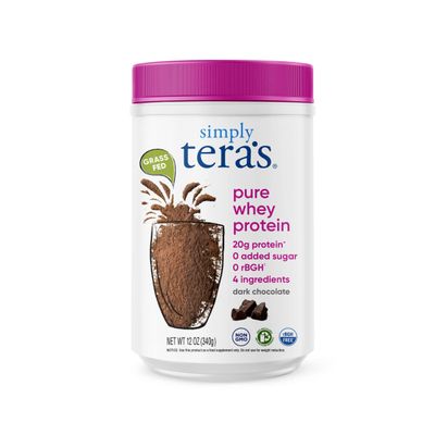 Tera&#39;s Whey Protein, Dark Chocolate, 12 oz