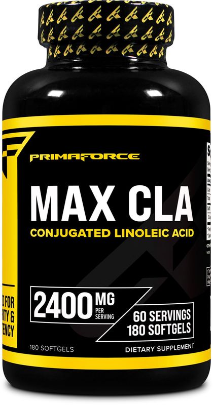 Primaforce CLA 2400 mg per Serving (180 softgels) - for Men and Women, Non-Stimulating, GMO Free &amp; Gluten Free