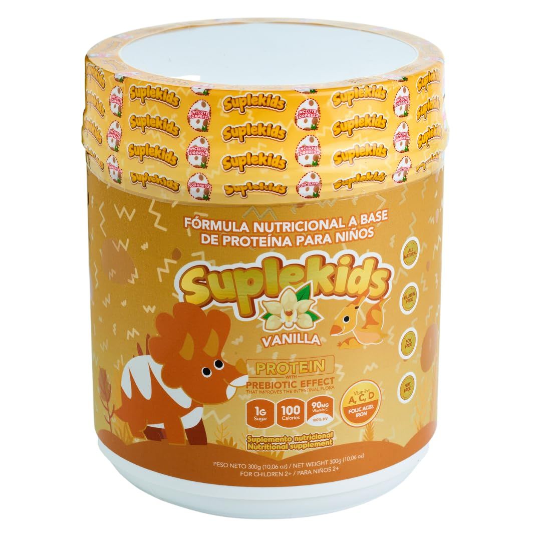 Suplekids - Kids Protein Shake - Kids Protein Powder - Protein Powder for Kids - Kids Protein Drinks - Kids Protein Shake Vanilla - Weight Gain for Kids - Protein Shake for Kids
