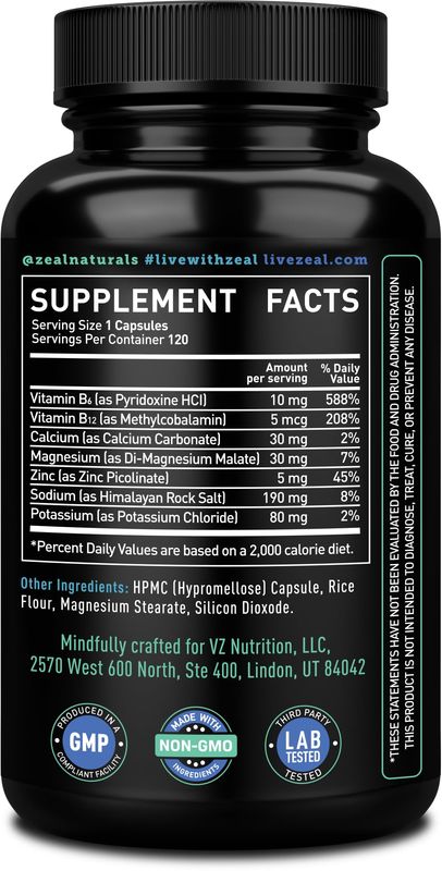 Keto Electrolyte Supplement (120 Capsules) Maximum Keto Electrolytes Supplements Pills w Pink Himalayan Salt, B Vitamins, Magnesium and Potassium Supplement - Salt Pills &amp; Electrolyte Tablets