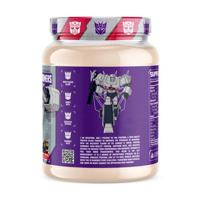 Core Nutritionals | Transformers Protron Protein Blend Nutritional Supplement Formula (Free Prize Inside) for Adults Ages 18+ (2 Pounds, PB Cookies 'N Cream)