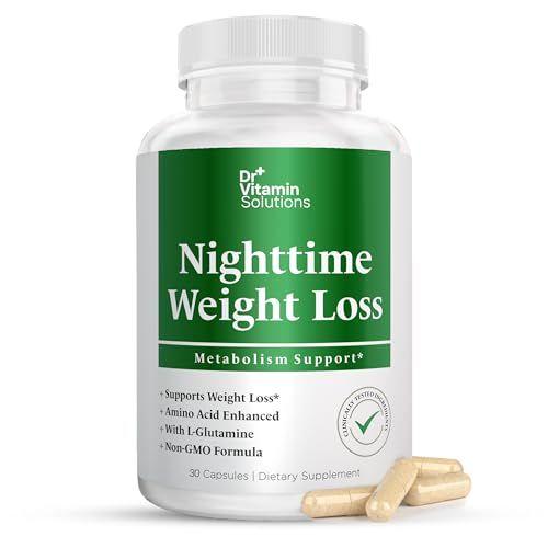 DR. Vitamin Nighttime Fat Burner Supplements - Appetite Suppressants for Weight Loss - Night-Time Fat Burner for Women and Men Supporting Sleep &amp; Relaxation - Metabolism Booster Weight Loss Pills - 30