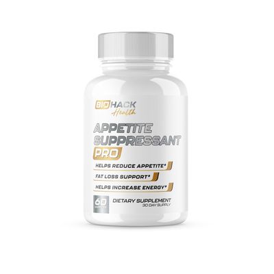 BioHack Health | Best Appetite Suppressant for Weight Loss Pills for Women &amp; Men | Fat Burner Supplement, Metabolism Booster, Carb Blocker | Extra Strength Diet Pills That Work Fast - 60 Capsules