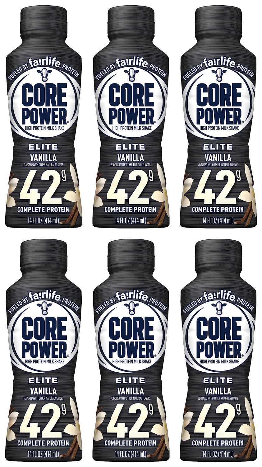 WESTERNMBY Fairlife Core Power High Protein Milk Shakes, Ready to Drink (6 Vanilla, 42g)