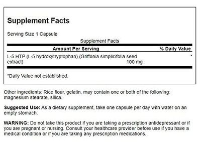 Swanson 5-Htp - Extra Strength 100 mg 60 Caps