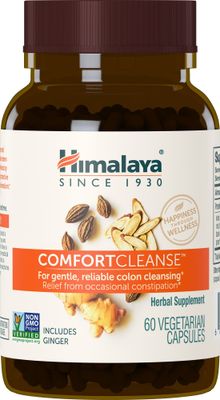 Himalaya ComfortCleanse for Detox and Gentle Colon Cleanse &amp; Occasional Constipation, Vegetarian, 500 mg, 60 Capsules, 1 Month Supply