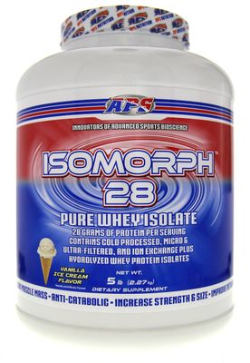 APS Nutrition Isomorph Protein Powder Supplement | Whey Protein Isolate | Ultra- Filtered | 28g Protein |Vanilla Ice Cream, 5 Pound (Pack of 1)