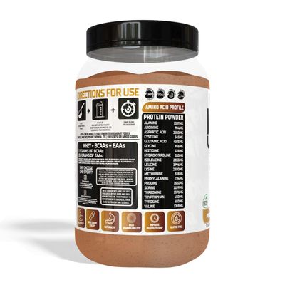 GMU SPORT - Whey Protein Isolate Powder - 2 LB Whey Isolate Protein Powder with Collagen Peptides, Digestive Enzymes & BCAAs - Isolate Whey Protein Powder with 30 Servings - Peanut Butter Cup