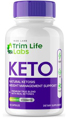 rize labs - - Trim Life Labs Keto Capsules - Weight Loss Pills - Support Maximum Strength Formula, Keto+ACV Supplement (60 Capsules)