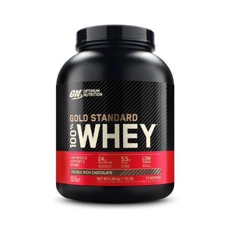 Optimum Nutrition 100% Whey Gold Standard, Double Rich Chocolate, 5 Pound