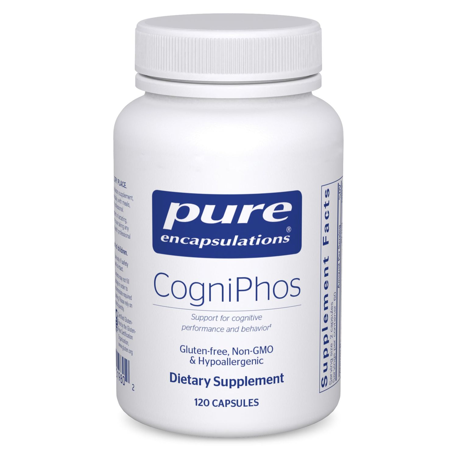 Pure Encapsulations CogniPhos | Neuronal Support for Cognitive Performance and Behavior | 120 Capsules