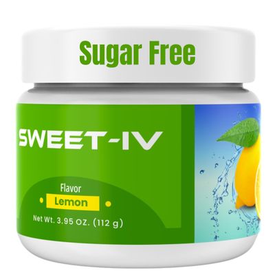 Sweet IV Electrolyte Powder - 3.9g Serving Flavored Drink Mix Magnesium, Copper - 40 Servings Magnesium Powder for Sports Enthusiasts, Athletes - Delicious and Refreshing (Lemon)