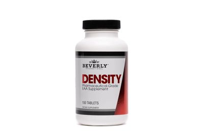 Beverly International Density, 150 tablets. Essential Amino Acids (EAAs). Boost Your Body&#39;s EAAs and Build Muscle Easier with Density. Complete and Balanced formula. Unlock Your VEGAN Potential!