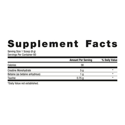 Metagenics Creatine UP - Creatine Monohydrate Powder - Muscle Builder for Lean Muscle Growth* - with Betaine & Taurine - Unflavored - 16.93 oz