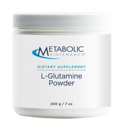 Metabolic Maintenance L-Glutamine Powder - Amino Acid L-Glutamine for Gut Health + Immune Support - Water Soluble L-Glutamine Powder for Daily Use (200 Servings)